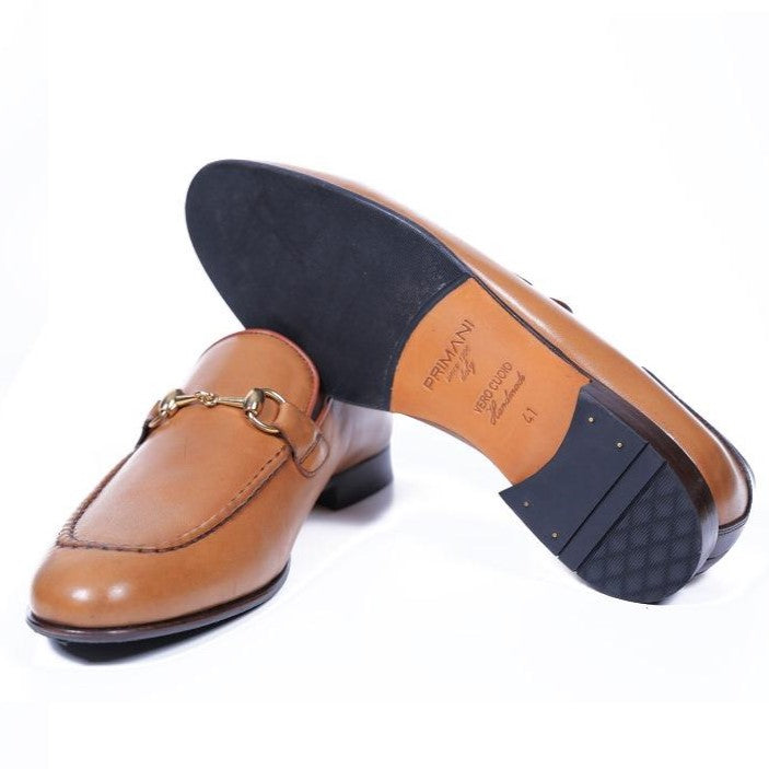 Primani core men mustard aniline shoes