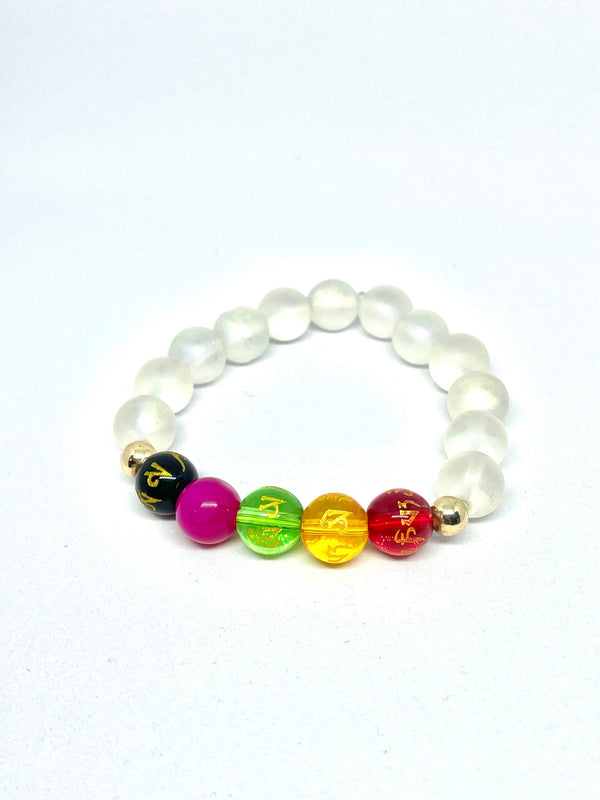 African Lapiz Gemstone Bracelet