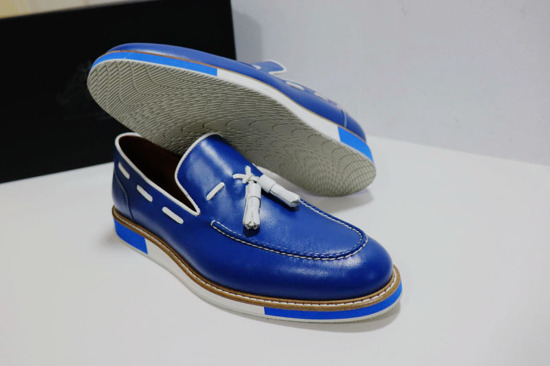 Blue-Blood Tassel Loafers