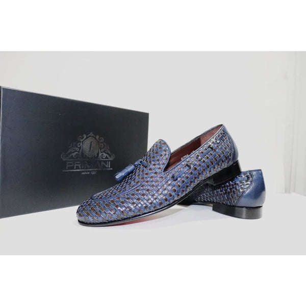 Primani Loafers in Woven Calf Leather